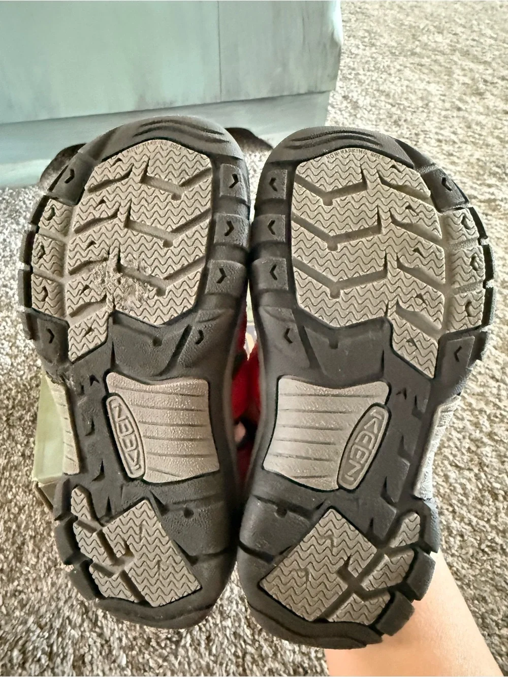 Keen Kids' Red and Black Closed-Toe Water Shoes